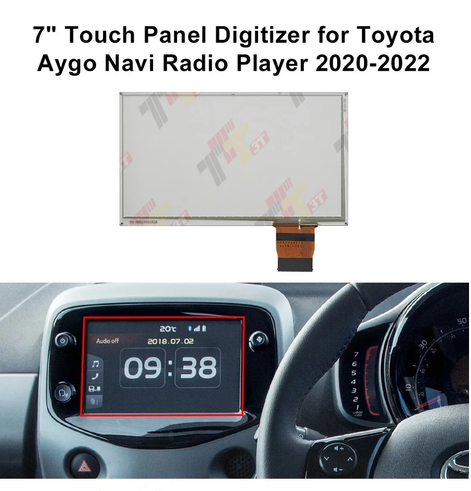 Toyota Aygo 및 Citroen C1 Peugeot 108 Navi 라디오 플레이..
