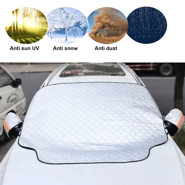 Winter Auto Schnee Abdeckung Auto Windschutzscheibe Sonnenschirm Im Freien  Wasserdichte Anti Eis Frost Auto Protector Autos Außen Abdeckung -  AliExpress