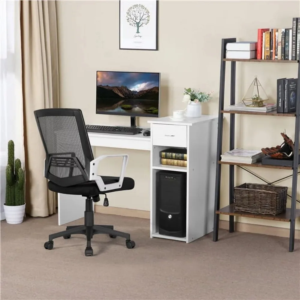 

Компьютерный стол для дома, офиса, рабочая станция, компьютерный стол с ящиком и хранилищем, белые письменные столы для чтения, многофункциональный студенческий стол