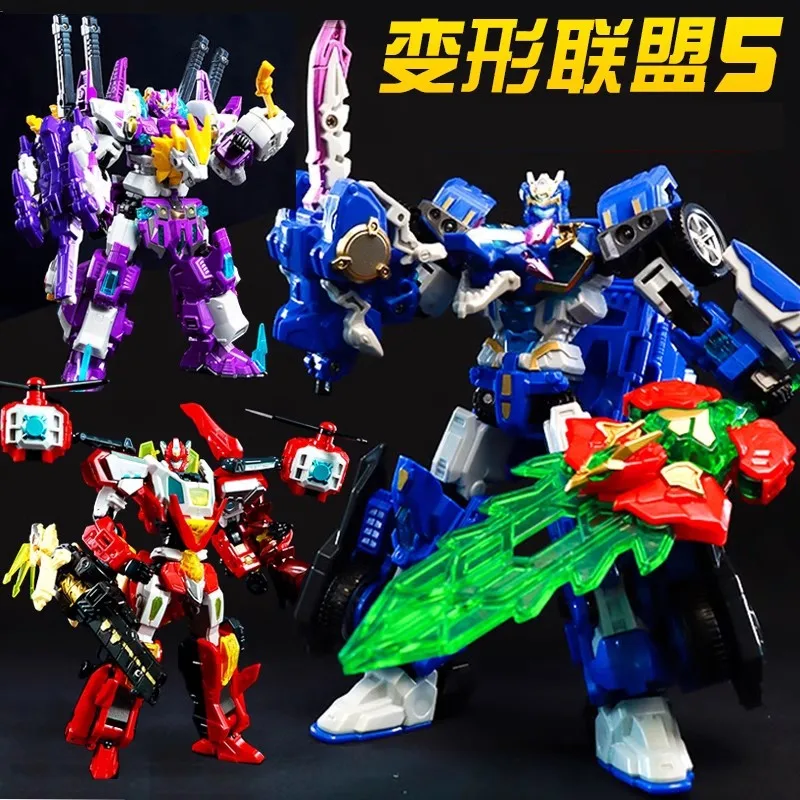 New Glory Alliance 5 Transforming Robot Shapeshifting League Toys