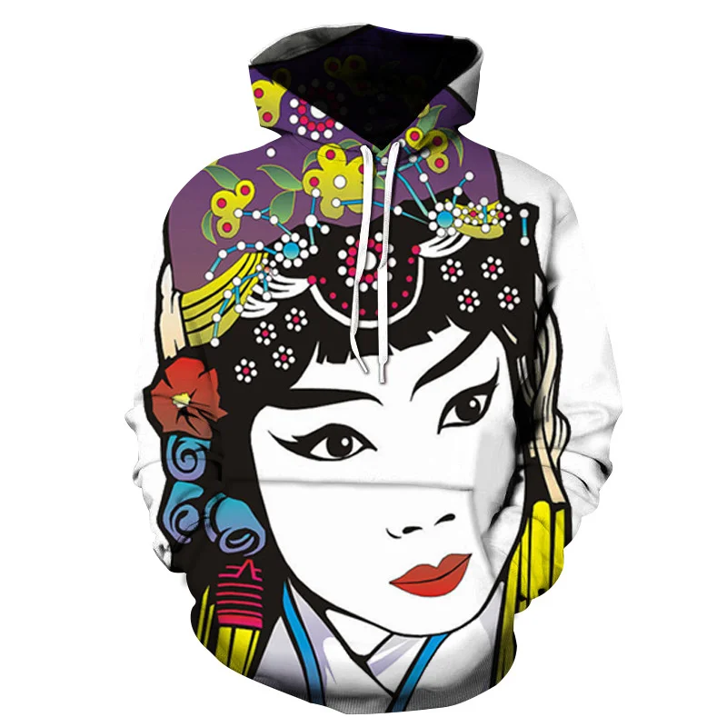 thumbnail image 1 of Sudadera con capucha con estampado 3D de cultura china para hombre, sudadera con patrón de papel divertido, camisetas de calle Harajuku, jerséis de manga larga de otoño, 1 of 5