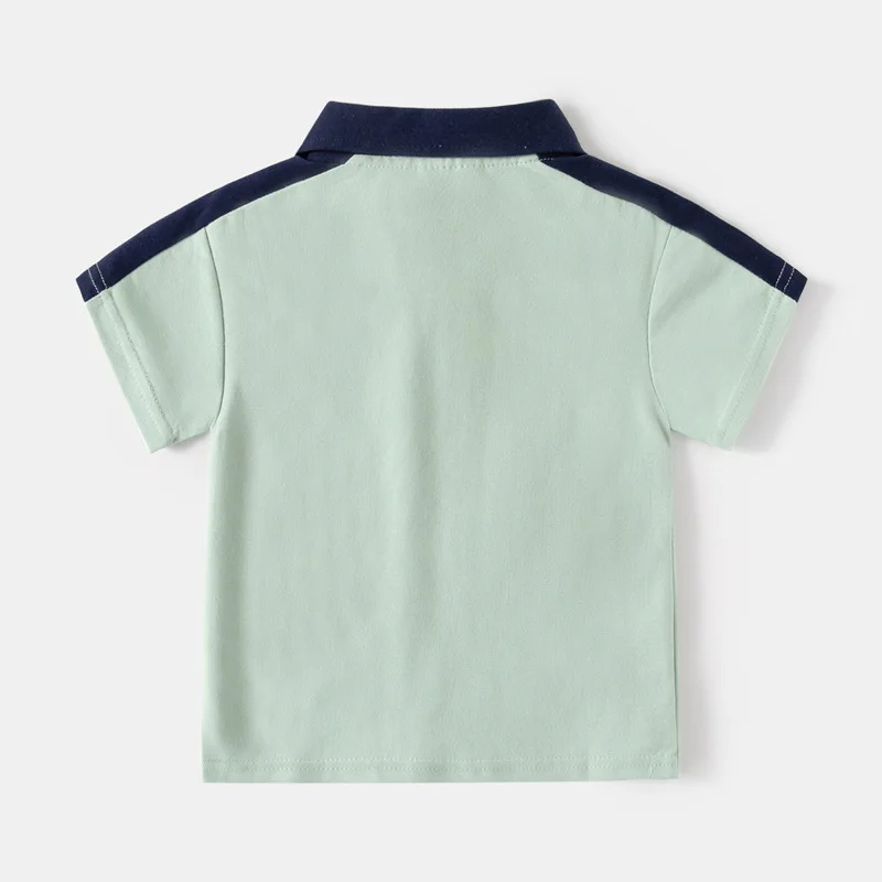 Children's Short SleeveTT-shirt2024New Children's Summer Clothing Shirt Boys' Loose Multicolor Short SleevepoloShirt1Delivery