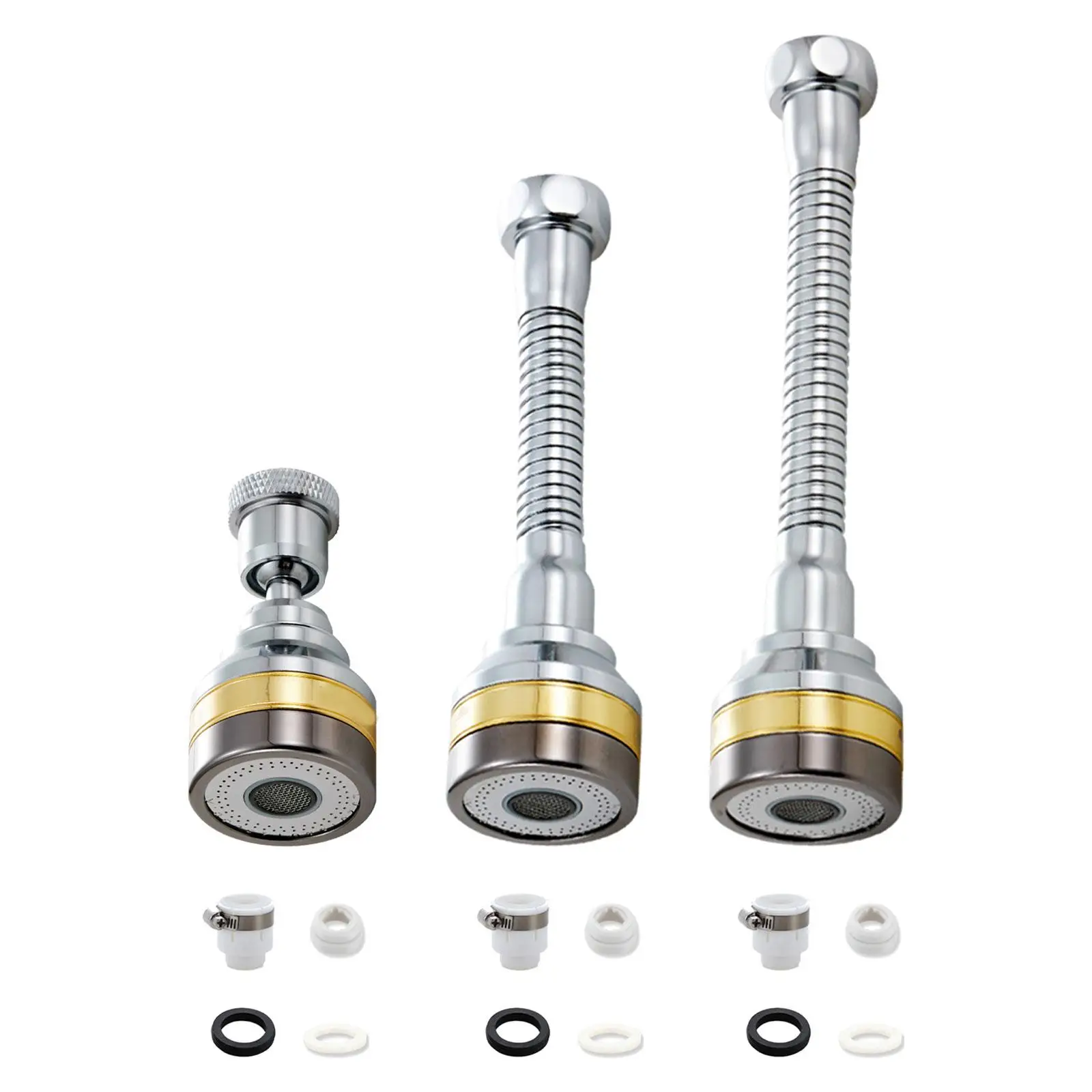 

360 Вращающийся кран удлинитель высокого давления с универсальным адаптером набор для домашнего улучшения три режима Гибкая удлинительная труба