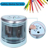 Tenwin New Two-hole Electric Automatic Pencil Sharpener Switch Pencil Sharpener Home Office School Supplies Stationery Art 6
