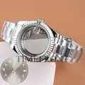 3-dial silver case