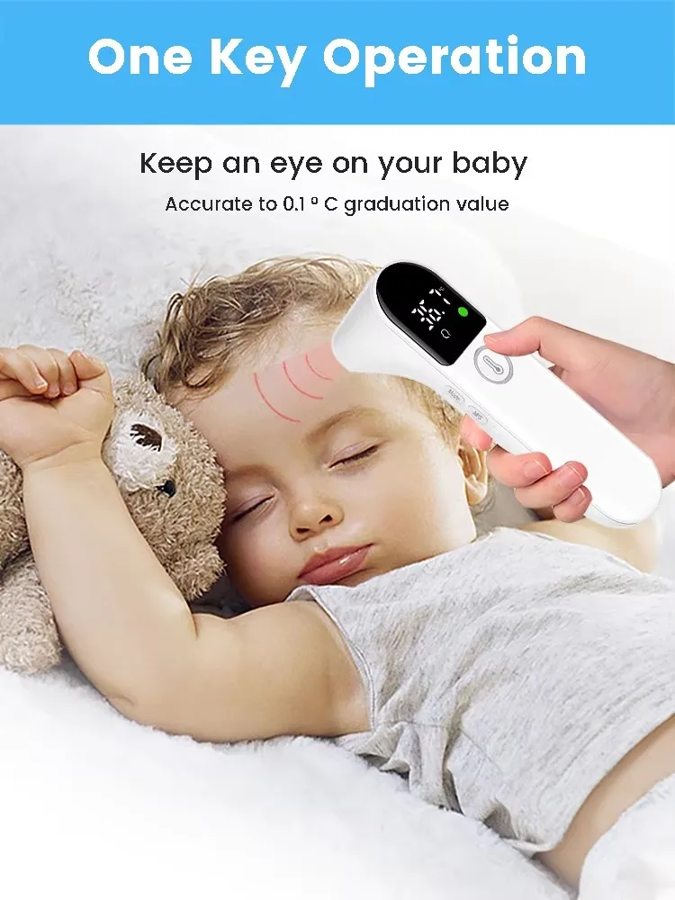 Digital Contactless Ear Infrared Thermometer Electronic Term&oacute;metro Infrarojo Baby Adult Fever Outdoor Home Body Thermometer