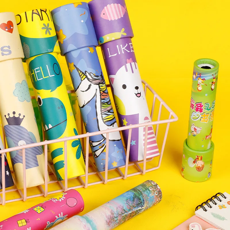 Children Toys Kaleidoscope Telescope Rotated Adjusted