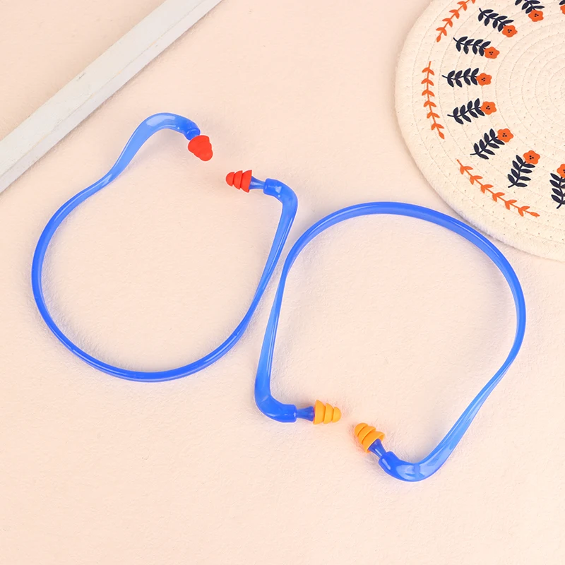 Soft Silicone Head-mounted Earplugs Protector Anti-Noise Earmuff For Water Sports Swimming Sleeping Noise Reduction Ear Plugs 3