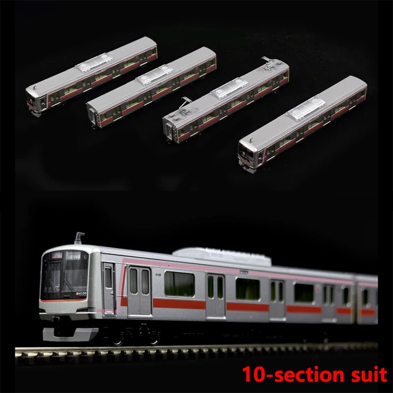 10 Sections KATO Train Model 1/150N Scale Rail Car 10-1831 Tokyu Electric Railway 5050 Series New Motor Version Boy Gift Toy