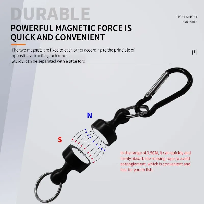 Magnetic Fishing and Mountaineering Clip with Strong Force