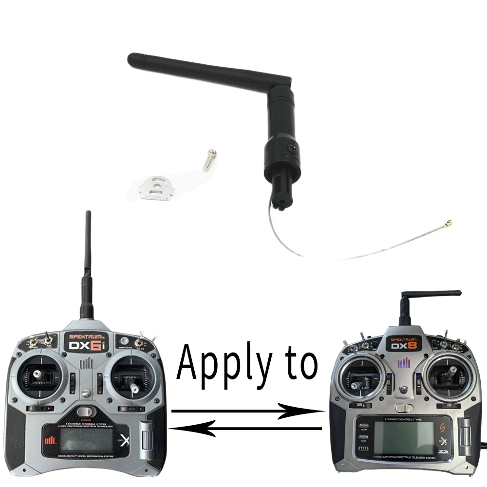 Spektrum DX8 DX6i Antenna Aerial W Connector Plug for DX7 JR Storm Transmitter ORX T-SIX Radio from HobbyKing — view 2