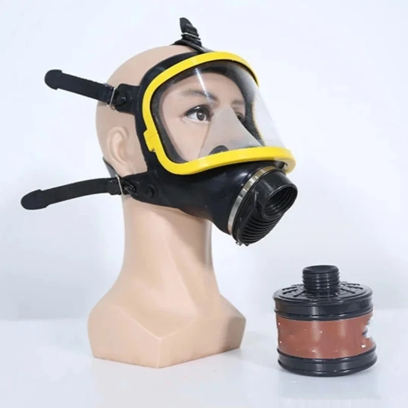 6800 frame integrated gas mask spray paint chemical polishing logging activated carbon filter mask