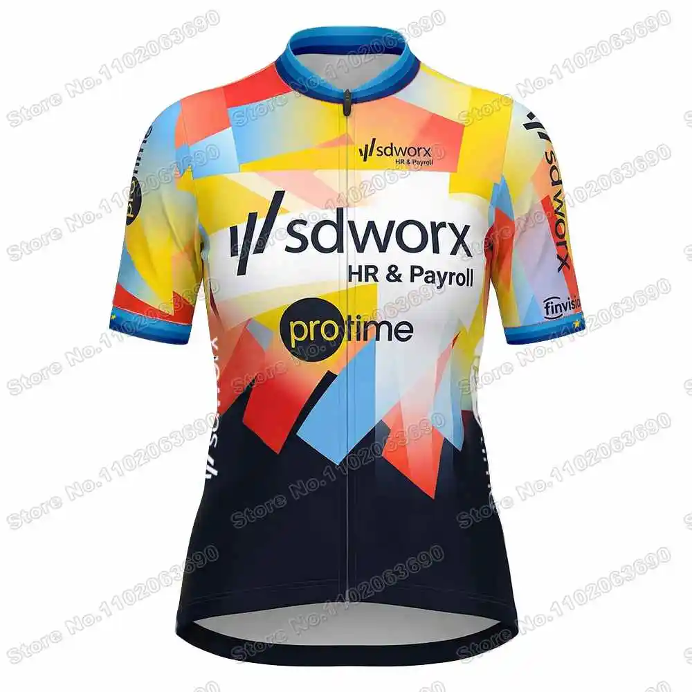 2026 Women Team SD Worx Cycling Jersey Set Summer France Tour