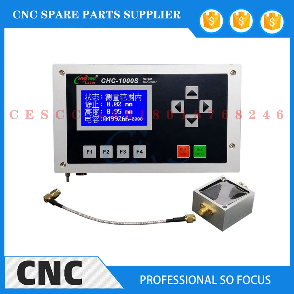

CNC CHC-1000S capacitive height controller for laser cutting Autofocus system laser THC fiber laser CNC controller replace