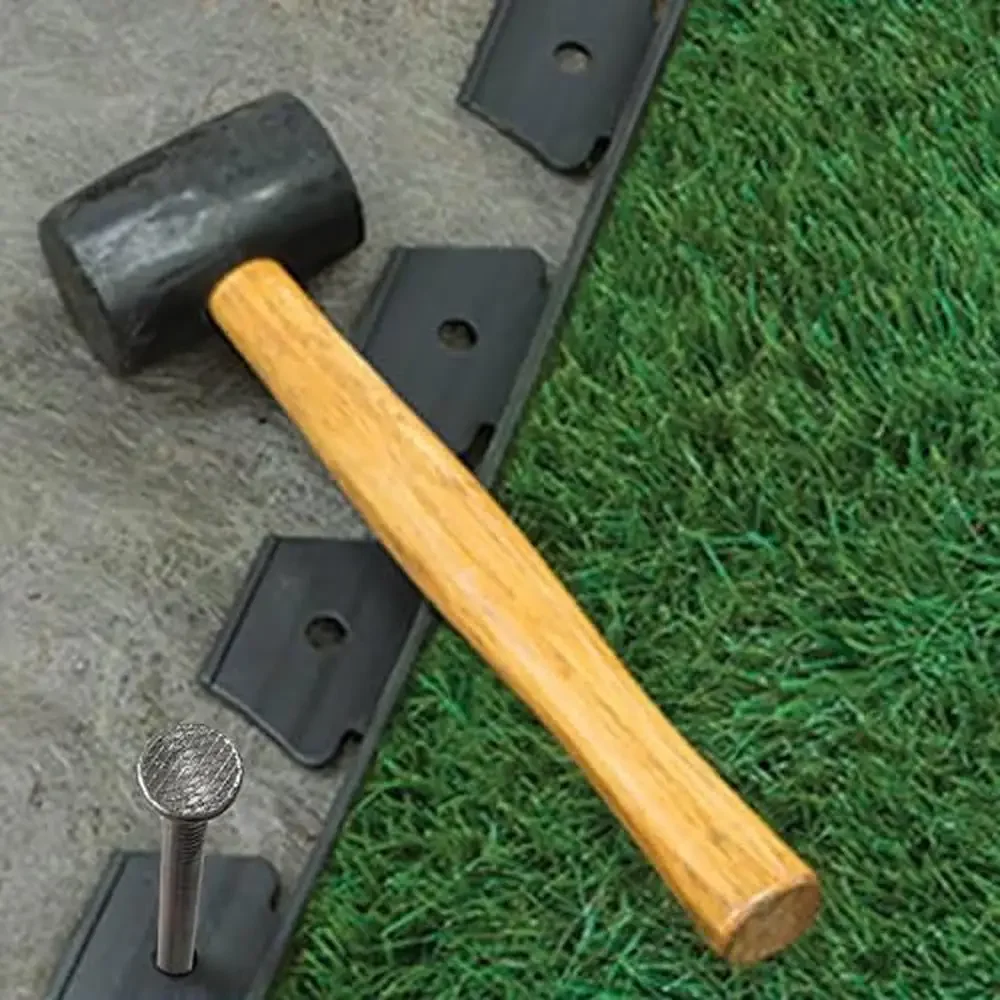 Metal Landscape Edging Stakes 10-Inch Anchoring Spikes 100 Count Yard Ornament & Paver Restraints Solution