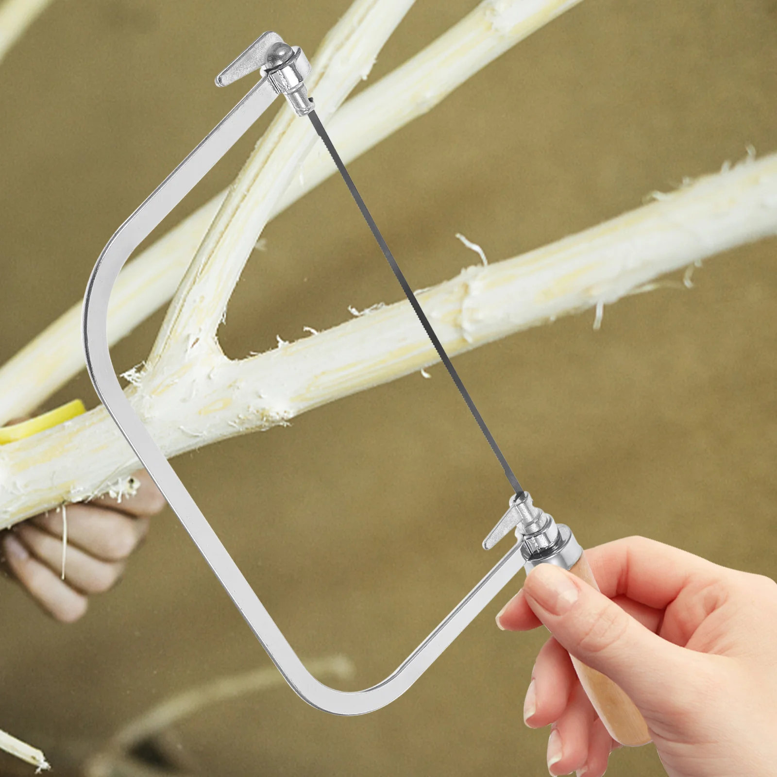 

Engraving Saw Woodworking Tools Hand Bow Japanese Table for Small Scroll The