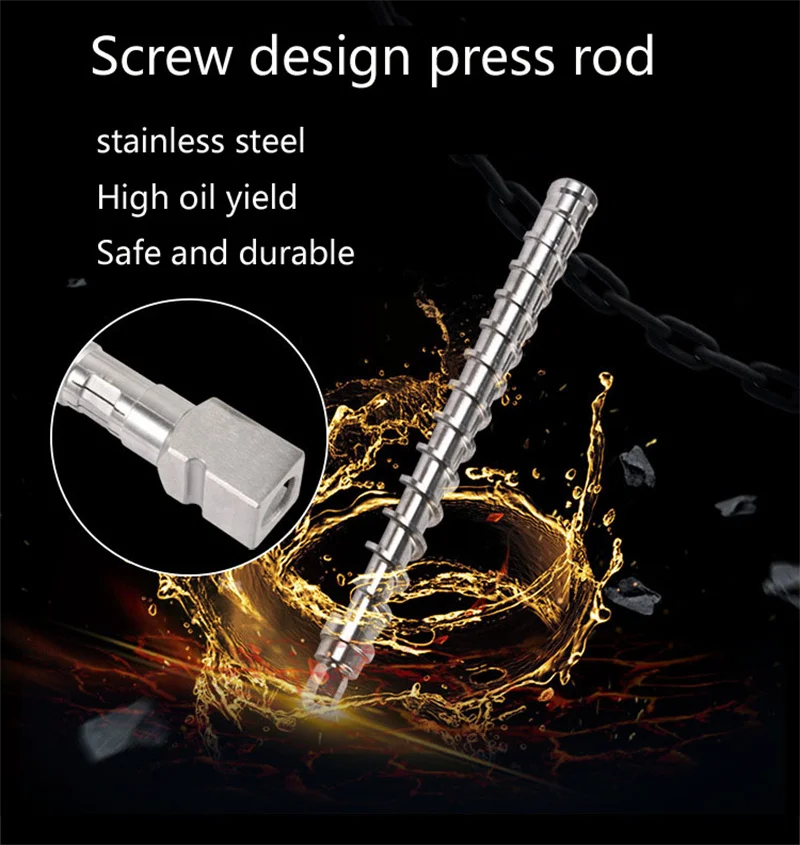 220V/110V Automatic Oil Press Machine Small Commercial Household Peanut Flaxseed Squeezer Stainless Steel Oil Press Extractor 6