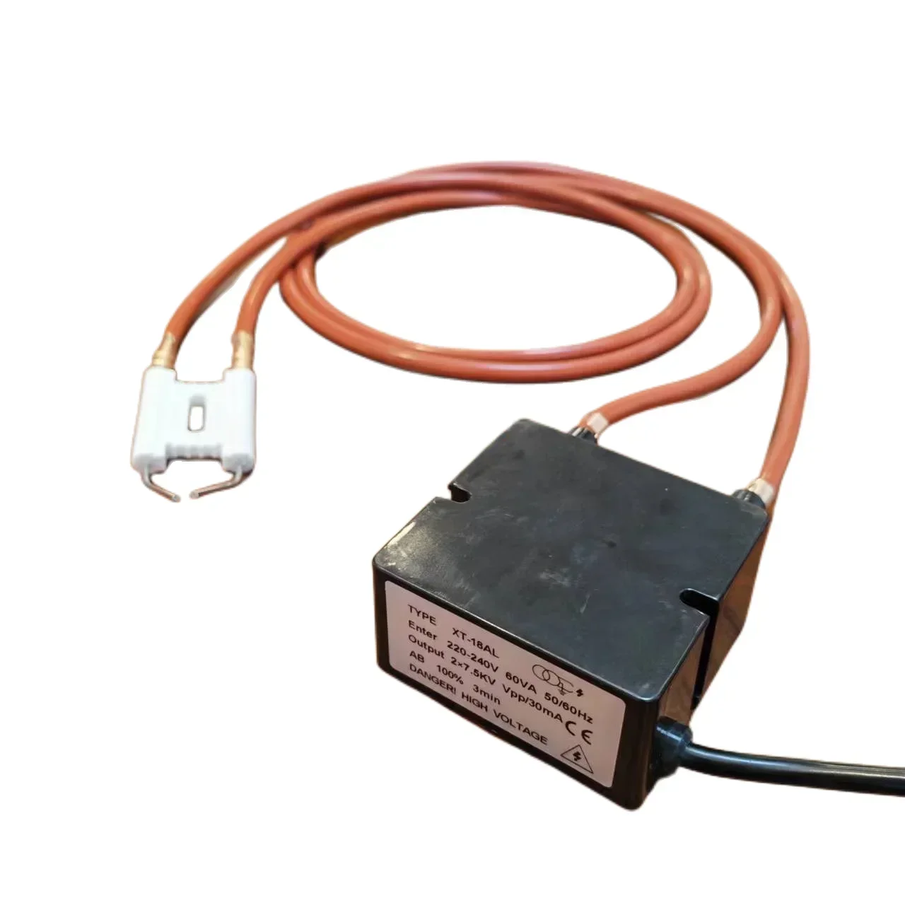 오일 버너 XT18AL 연료 점화 변압기, 고전압 와이어 및 점화 바늘 포함-220V-240V 입력 및 15KV 출력
