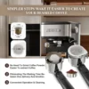 Empstorm Doorstep Delivery Multifunctional Cappuccino Maker 20bar Electric 3 in 1 Espresso Capsule Coffee Machine for Business 5