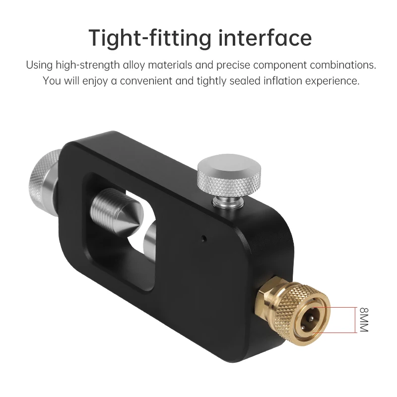 High-Performance Mini Tank Inflation Device with DIN Valve for Diving Cylinders