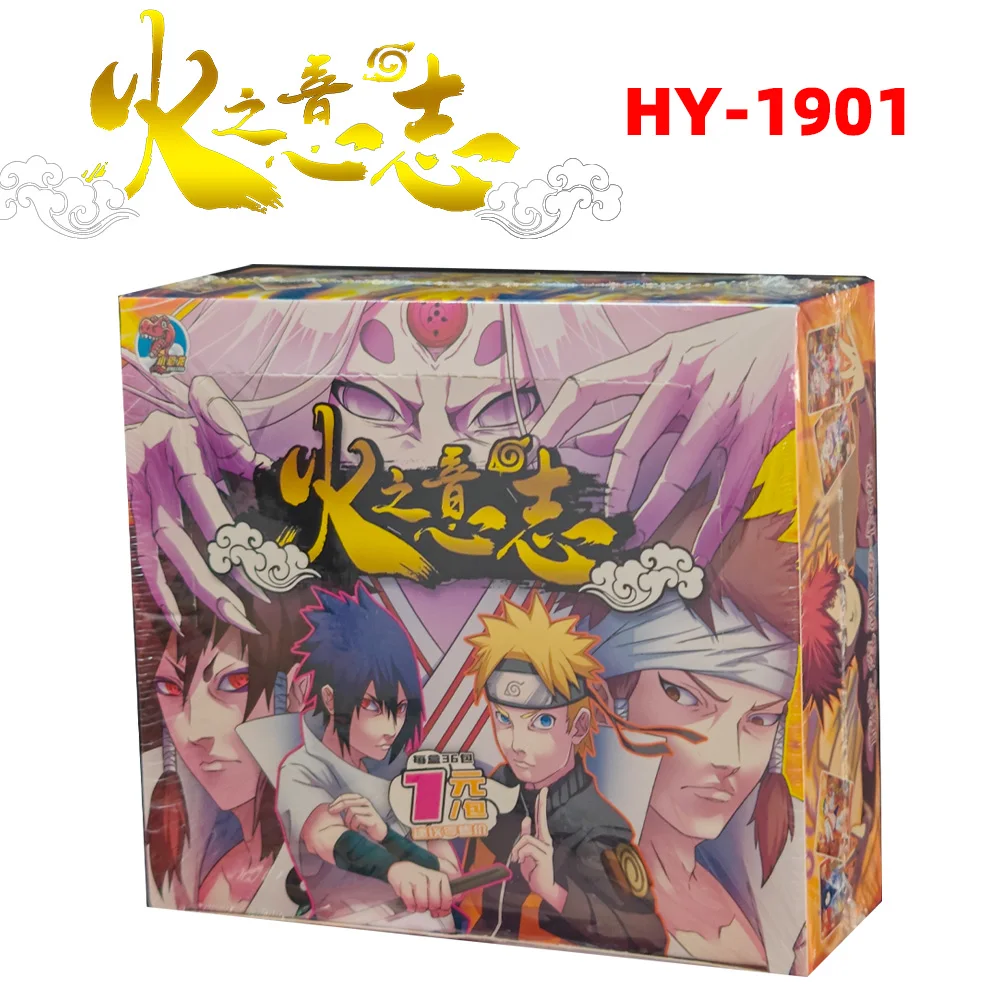

New Little Dino HY-1901 Naruto Collection Card Original Anime Figure Rare Collection Cards Flash Card Toy for Children Xmas Gift