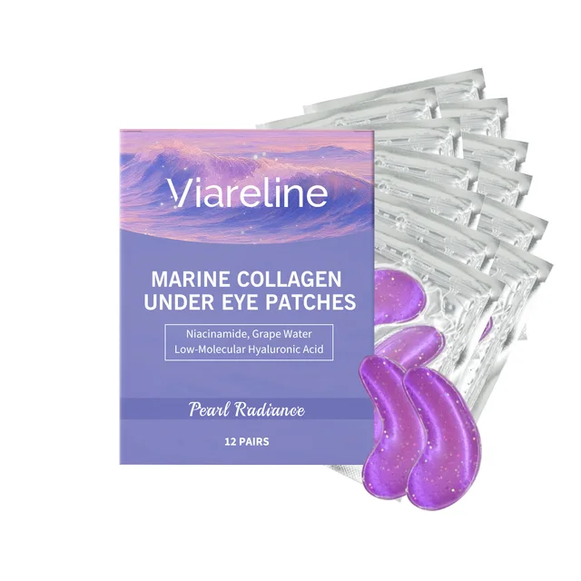 Collagen Eye Mask Eliminate Dark Circles Anti Eye Bags Reduce Eye Fine Lines Nourishing Firming Lifting Nicotinamide Eye Patches 2