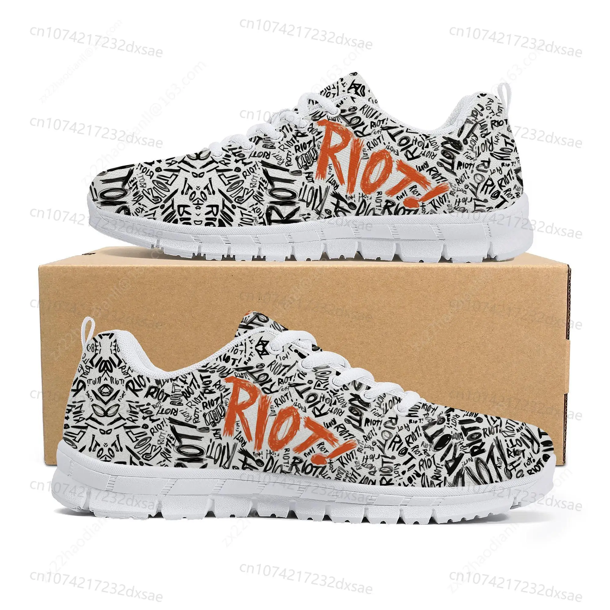 Paramore Rock Band Pop Sports Shoes Mens Womens Teenager Kids Children Sneakers Casual Custom High Quality Couple Shoes
