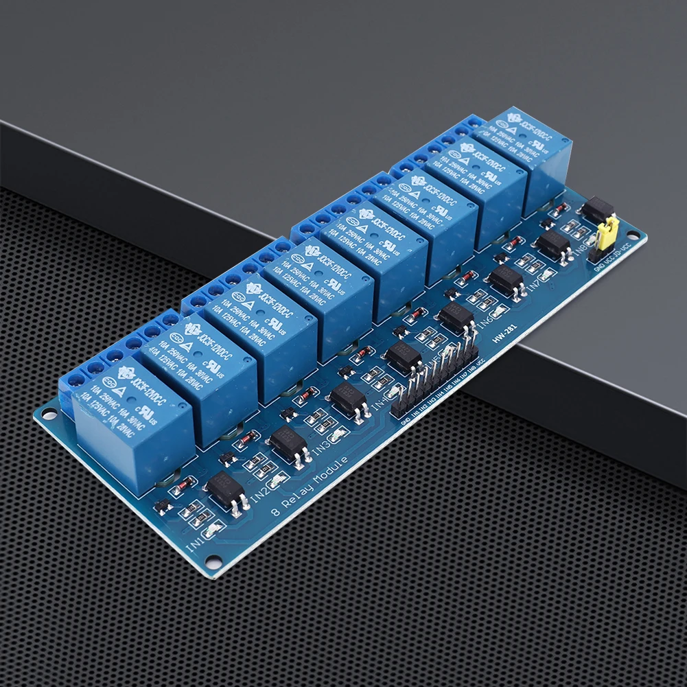 5V 12V 24V Relay Output Mudule Support High Or Low Level Trigger Power Relay Module with Optocoupler Isolation for Arduino DIY