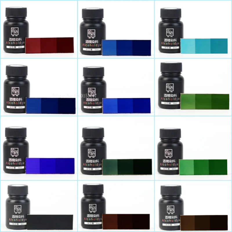 30mlLeatherDyeColorPaintHandmadeLeatherGoodsCarvingMaterial