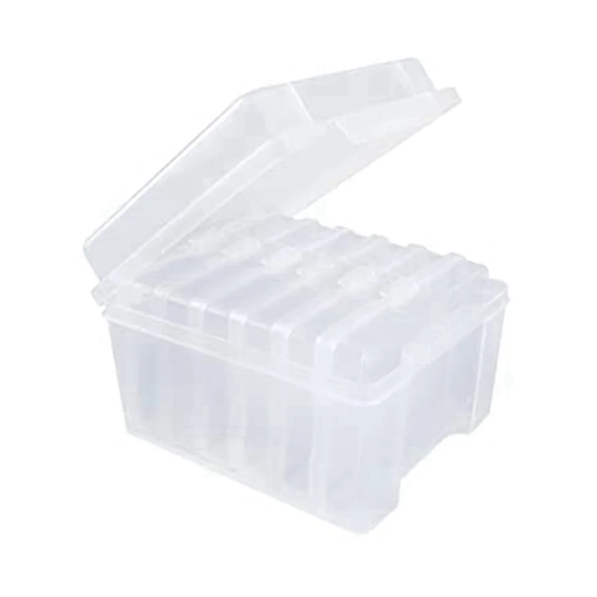 Photo Storage Boxes 6x4 Up To 600 Photos in 6 Plastic Organiser