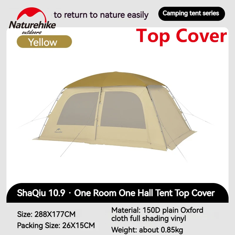 Naturehike Dune 10.9 Dome Tent Accessories Floor Mat TPU Door Top