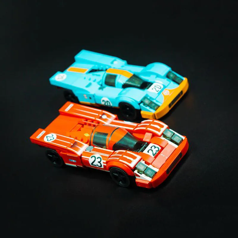 MOC Nummer 20 Golf 917 karat Mit Aufkleber Montieren Bausteine Kreativität Racing DIY Modell Spielzeug Ziegel kinder Urlaub geschenke – Detail 11