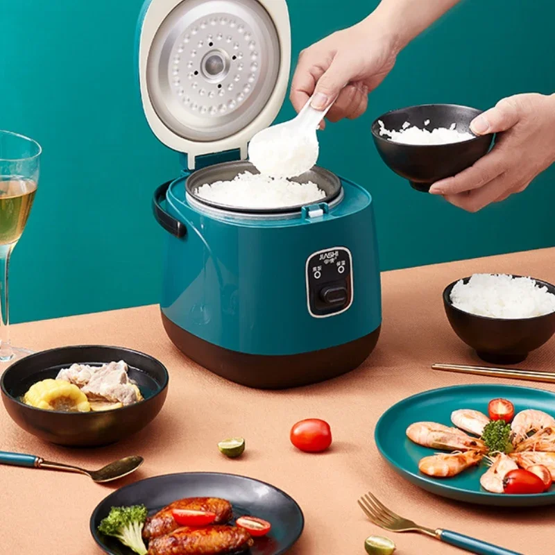 220V 1.2L Electric Rice Cooker Multi Cooker 300W Portable Chinese Food Maker 2