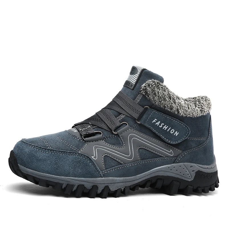 Description Picture 5 of itemWinter Warm Ankle Boots Men Women Outdoor Hiking Shoes Mountain Snowshoes Snow Boots Trekking Plus Big Size 49 50 51 52 53 54