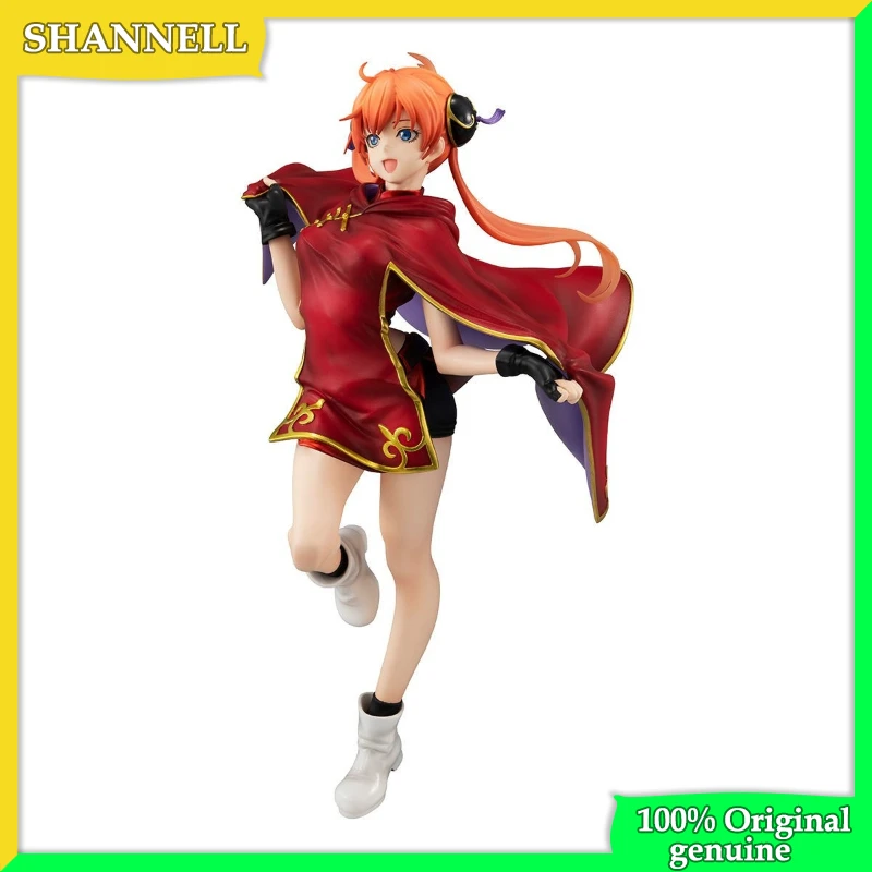

GINTAMA, 100% оригинальная экшн-модель Kagura 21 см из ПВХ, модели игрушек, фигурки, коллекционная кукла, подарок