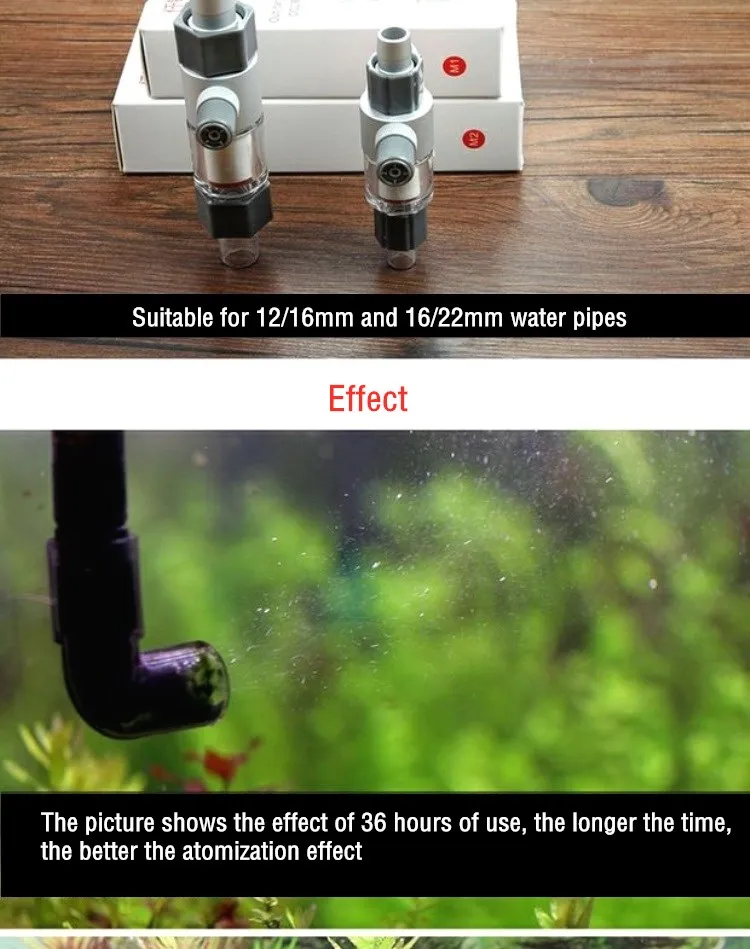 Externer CO2-Reaktor Aquarium Inline CO2-Zerstäuber Diffusor für Wasser pflanzen Tank Aquarium Aquarium Zubehör – Detail 9
