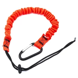 Heavy - Duty Safety Harness with Elastic Buffer Sling & Anti - Fall Protection (Orange)
