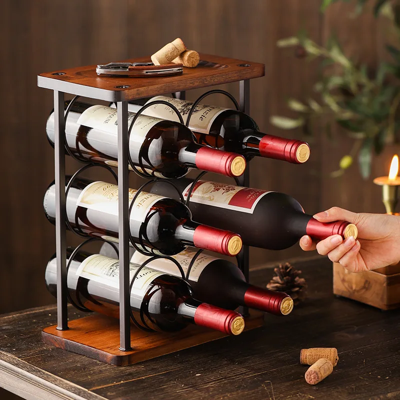 Creative Snake Shaped Red Wine Rack With Suspended Rope Decoration Simple  Modern Wine Bottle Display Stand Home Table Decoration - AliExpress