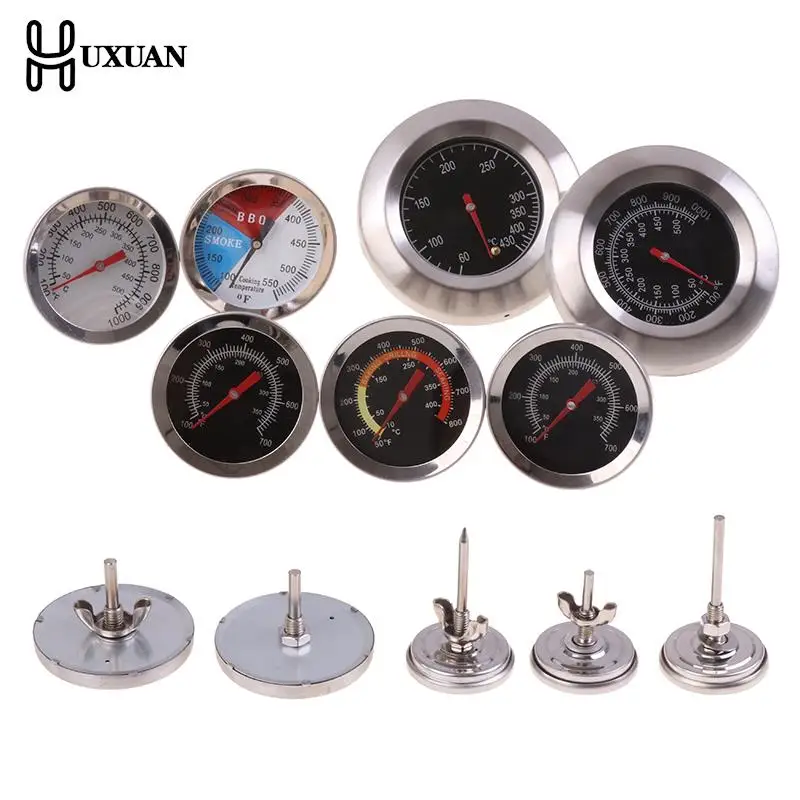 Stainless Steel BBQ Smoker Grill Thermometer Temperature Gauge 50800