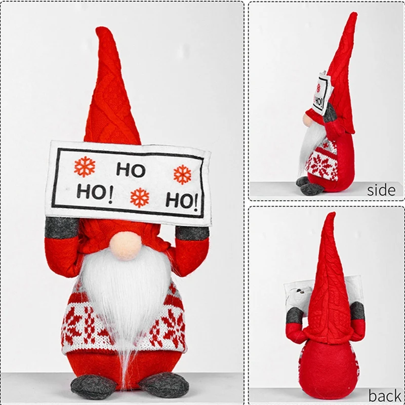 Vánoce gnomes plyš ruční švéd tomte skřítek ornamenty s LED, skandinávský elfové panenek severská figurka