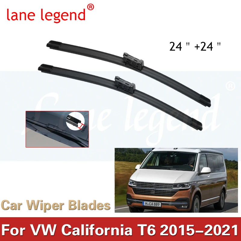 Spazzole Tergicristallo Per Volkswagen Vw California T6 2015-2018 2019 2020 2021 Spazzole Tergicristallo Anteriore Decespugliatore