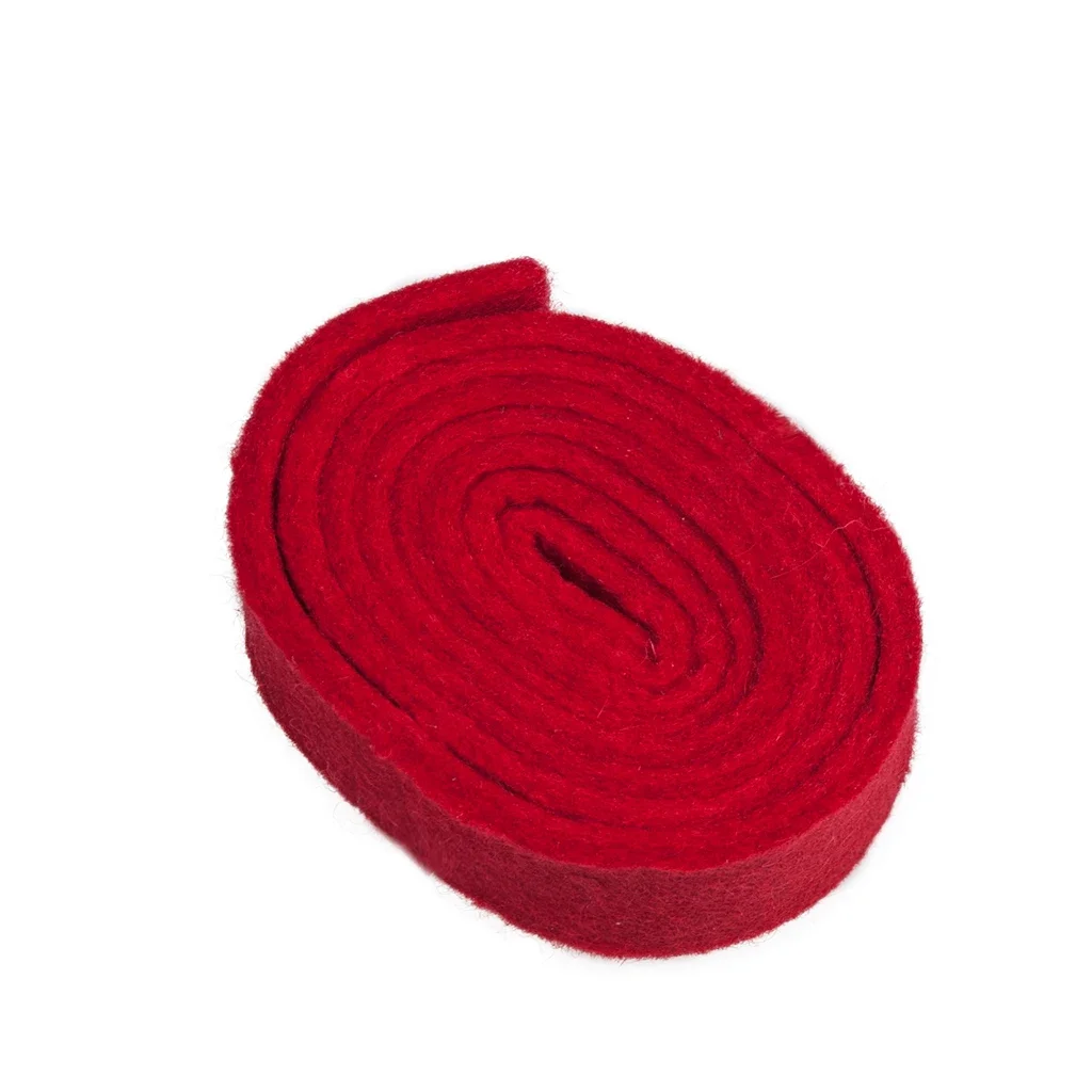 Roll Piano Tuning Tool Muting Felt Fork And Red Wool Piano Mute Temperament Strip Tapered Mutes