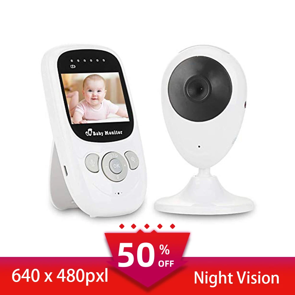 2.4’’Baby monitor children surveillance camera for kids IR night vision Baby monitor lullabies intercom for Newborn supplies