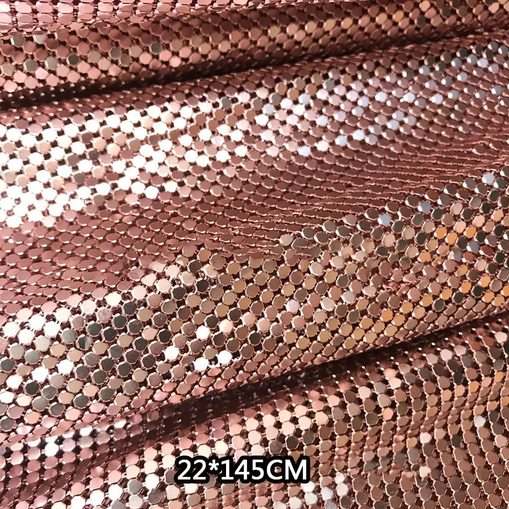 금속 스팽글 알루미늄 시트 원단, DIY 의류 봉제 용품