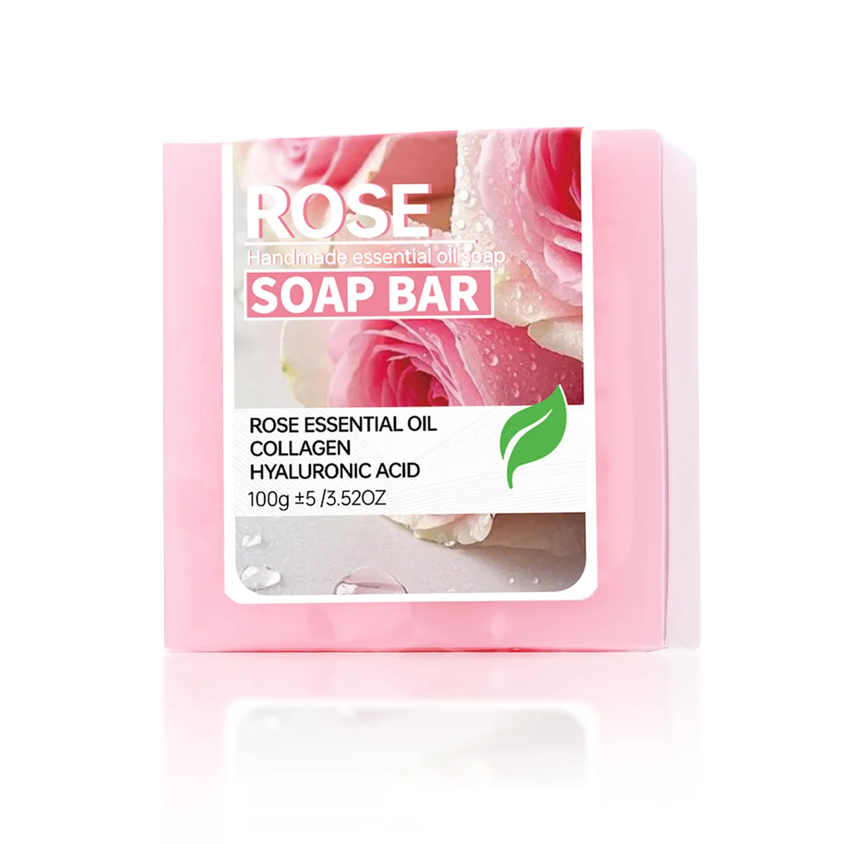 Description Picture 5 of itemRose essential oil soap, pink soap, women's intimate soap, facial cleansing essential oil soap handmade soap, 100G shower cleans