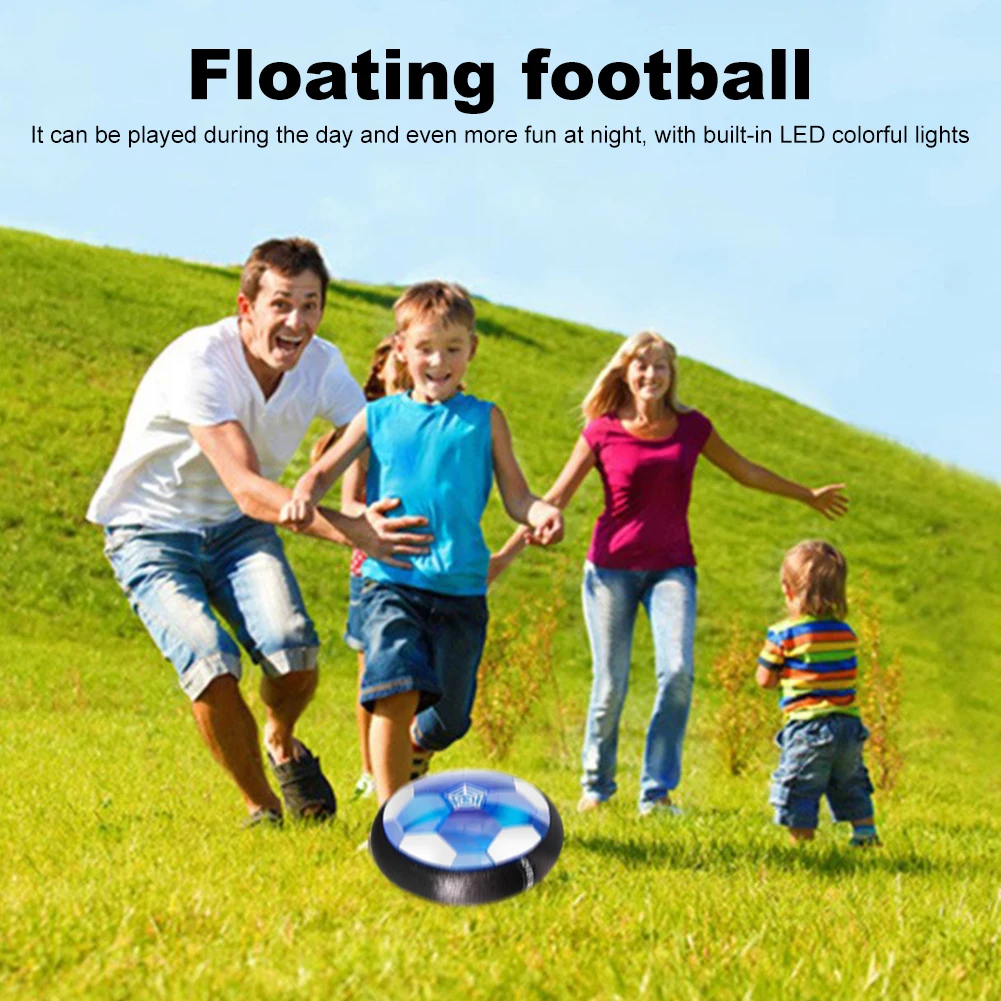 Air Floating Soccer Ball with LED Light and Foam Bumper Indoor Outdoor  Soccer Ball  Floating Soccer Gifts for Kids view 3