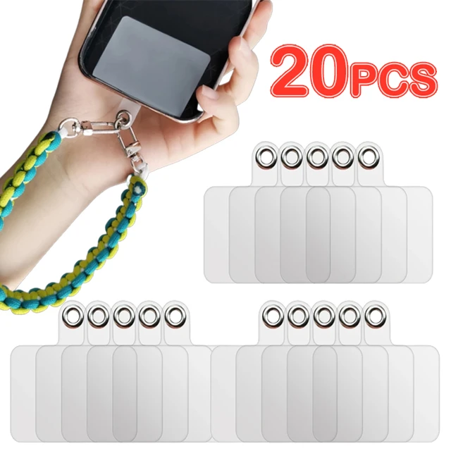 Mobile Phone Lanyard Clip Patch Fixed Metal Clasp Pendant for Iphone  Samsung Anti-lost Durable Universal