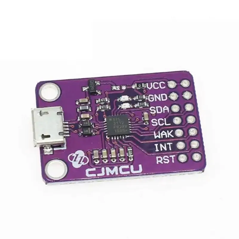 1-10 stücke cp2112 debug board usb zu smbus i2c kommunikation modul 2,0 microusb evaluation kit für ccs811 sensor modul – Detail 4