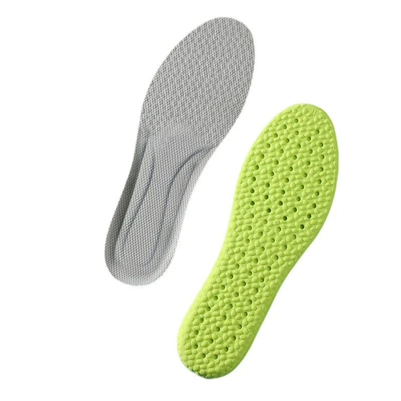 Feet Sole PU Soft Orthopedic Sport Insoles for Breathable Shock Absorption Running Shoes Pad for Men Women Arch Support Insole
