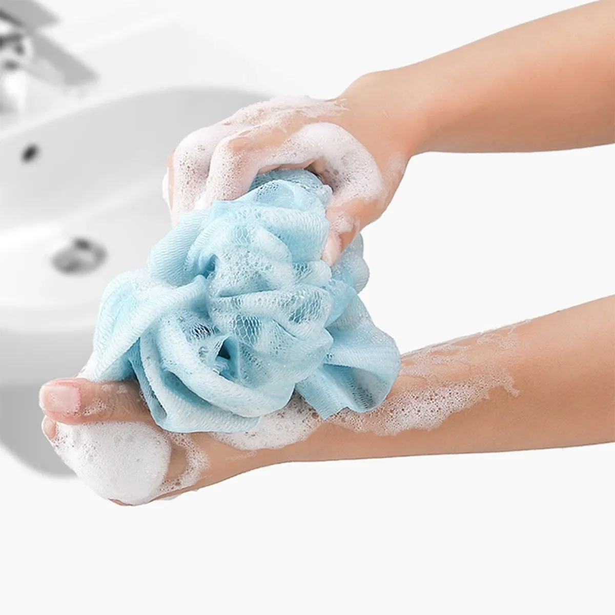 Bath Towel Gloves Set Thickened Stain Removal